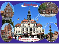 1180-Lueneburg  © Evas-Postkarten 1180 Lüneburg - Rund um das Rathaus
