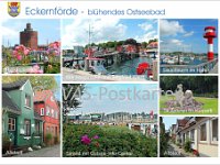 0169 Eckernfoerde Stadt-2  © Evas-Postkarten 169 Eckernförde