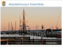 0213 Eckernfoerde Abendstimmung  © Evas-Postkarten 213 Eckernförde Abendstimmung