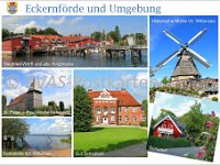 0367 Eckernfoerde Umgebung  © Evas-Postkarten 367 Eckernförde Umgebung
