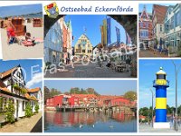 1166 Eckernfoerde  © Evas-Postkarten 1166 Eckernförde