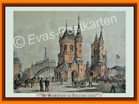 0688 HH Brooksbruecke-historisch  © Evas-Postkarten 0688 Hamburg Brooksbrücke historisch