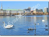 1326 Hamburg Alsterblick Binnenalster  © Evas-Postkarten 1326 Hamburg - Alsterblick