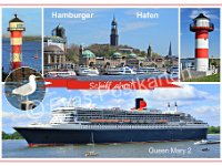 633 Queen Mary  © Evas-Postkarten 0633 Hamburg Queen Mary 2
