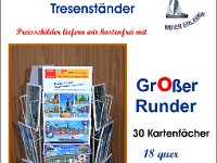Tresenstaender-Grosser Runder  © Evas-Postkarten Tresenständer Großer Runder