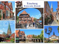 1227 Lueneburg Historische Altstadt  © Evas-Postkarten 1227 Lüneburg - Historische Altstadt