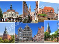 1241 Lueneburger Kirchen  © Evas-Postkarten 1241 Lüneburger Kirchen