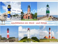 3986 Leuchttuerme von Nord - und Ostsee